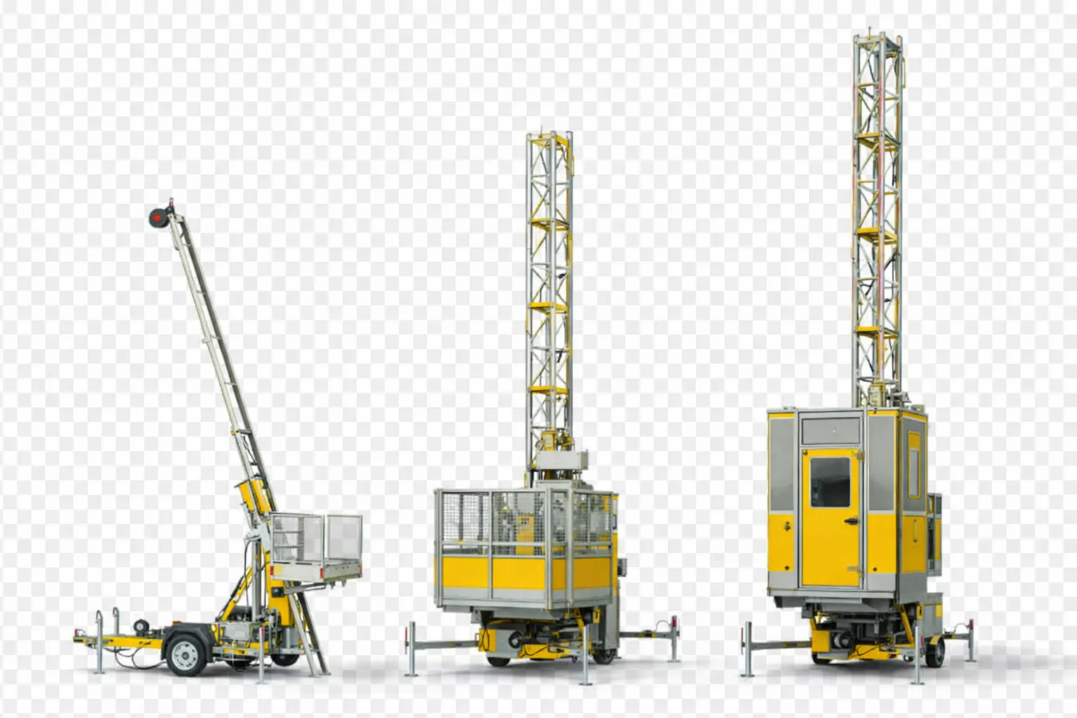 Bauaufzug mieten mieten - Transport & Heben für Bau- und Gartenarbeiten