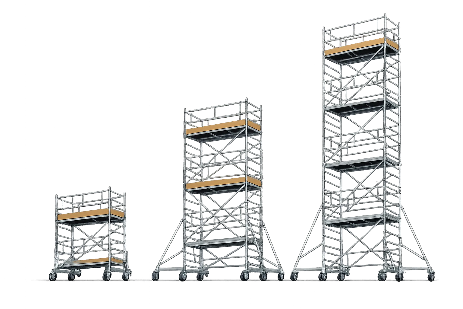 Fahrgerüst mieten mieten - Höhenzugangstechnik für Bau- und Gartenarbeiten
