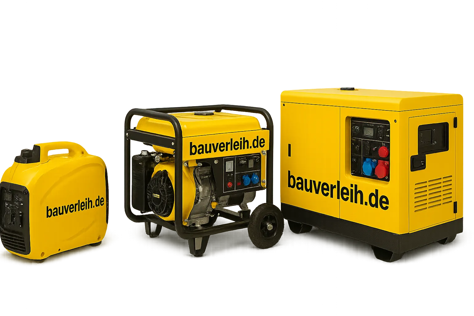 Stromgenerator mieten mieten - Energie & Versorgung für Bau- und Gartenarbeiten